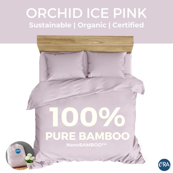 100% Pure Bamboo Bedsheets (1600TC) NanoBAMBOO™ | Soft | Cooling | Organic | Eco-friendly | Antibacterial | [OraSheets] Bed Bedding