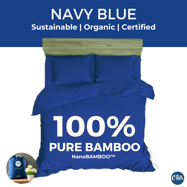 100% Pure Bamboo Bedsheets (1600TC) NanoBAMBOO™ | Soft | Cooling | Organic | Eco-friendly | Antibacterial | [OraSheets] Bed Bedding
