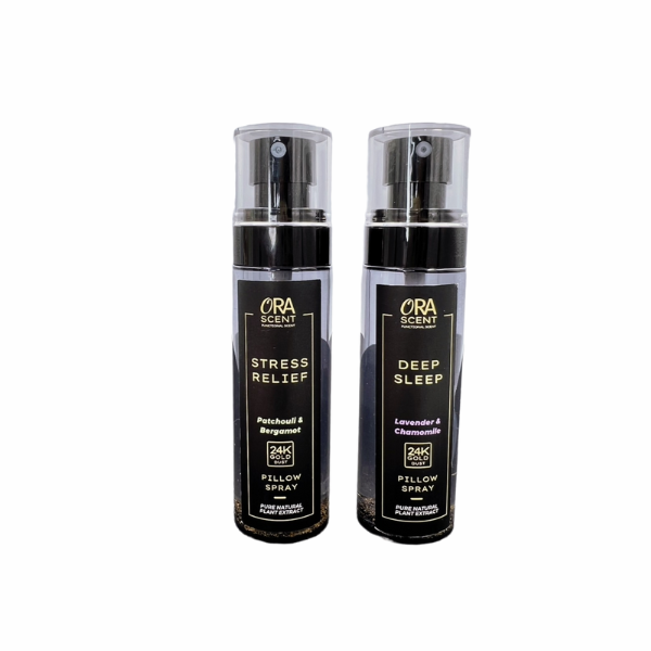 [NEW] Pillow and room spray mist with 24K pure gold and infused with functional scent "Olfactory System" technology jointly produce in Switzerland. A new type of Aromatherapy with scent that does more than smelling good. Ora Scent. Ora Bedding Singapore. Home fragrance. Essential oil.